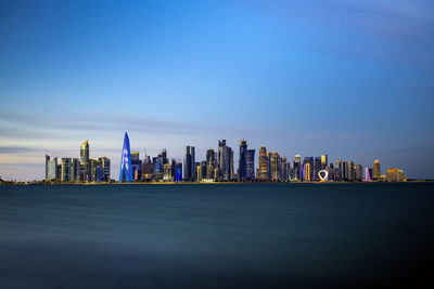 View of city at waterfront