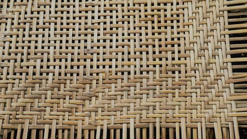 Full frame shot of wicker basket