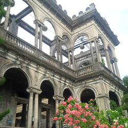 Low angle view of historical building