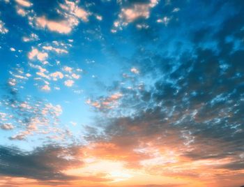 Low angle view of dramatic sky