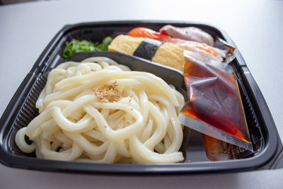 Close-up of food in plate
