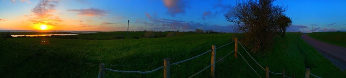 Scenic view of landscape against sky