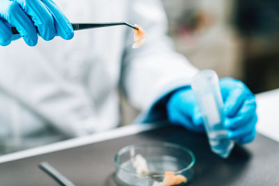 Food safety and quality control - testing of sea fish