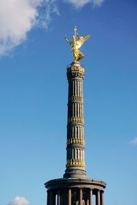 Low angle view of berlin victory column