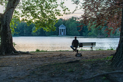 Full length of man in park