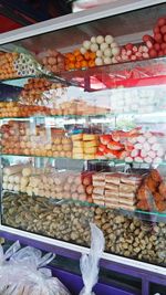 Various vegetables for sale in store