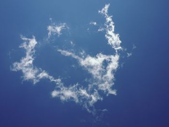 Low angle view of blue sky