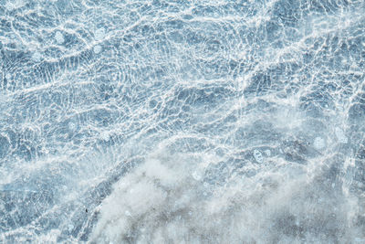 High angle view of swimming pool