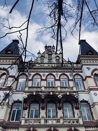 Low angle view of building against sky