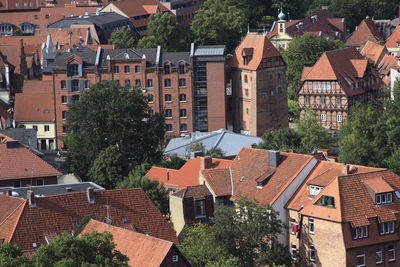 Houses in town