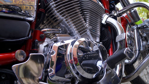 Cropped image of motorcycle