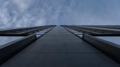 Low angle view of bridge against sky