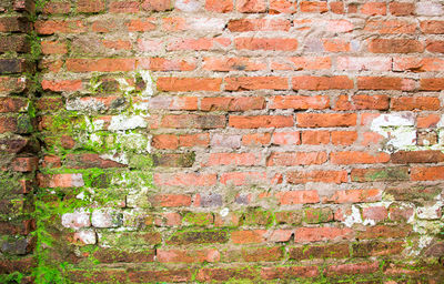 Full frame shot of brick wall