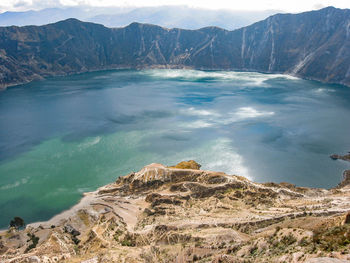 Scenic view of mountains