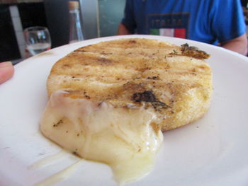 Close-up of hand in plate