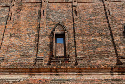 Low angle view of old building