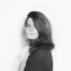 Portrait of young woman