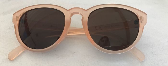 Close-up of sunglasses on table