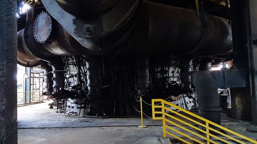 Interior of abandoned factory