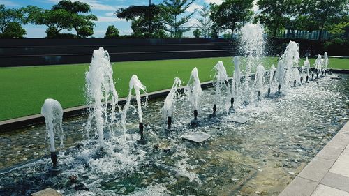 Water fountain in park