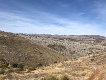 Scenic view of landscape against sky