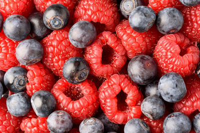 Full frame shot of strawberries