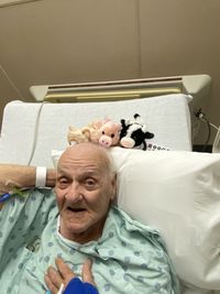 Portrait of friends relaxing at home