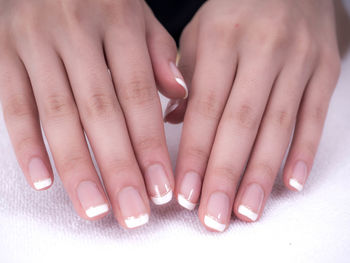 Close-up of hands