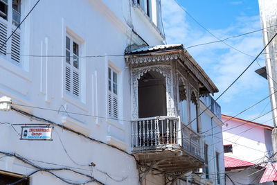 Street of stone town. tanzania. zanzibar island.