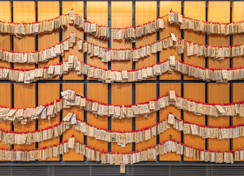 Full frame shot of building roof