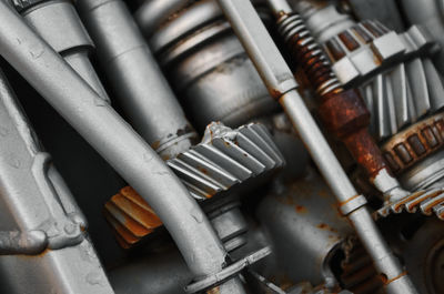 Full frame shot of pipes