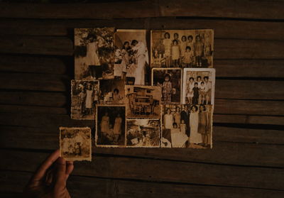 Close-up of wooden wall