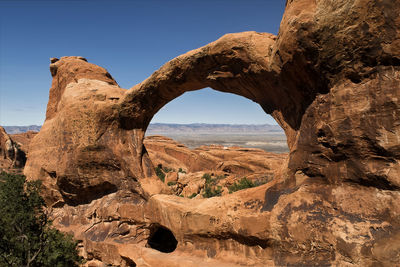 View of rock formation