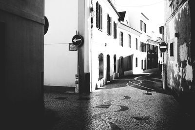 Street amidst buildings in city