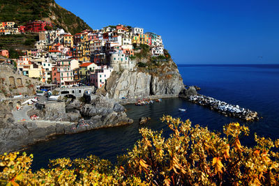 Houses in the sea