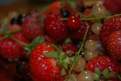 Close-up of strawberries