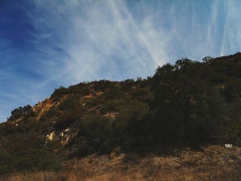 Scenic view of landscape against cloudy sky