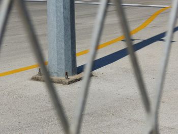 Close-up of yellow shadow