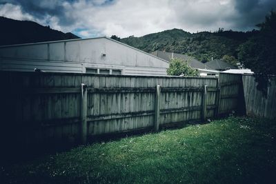 View of built structure against sky