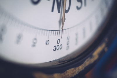 Close-up of clock