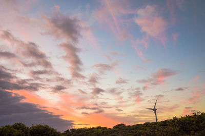 Scenic view of sky during sunset