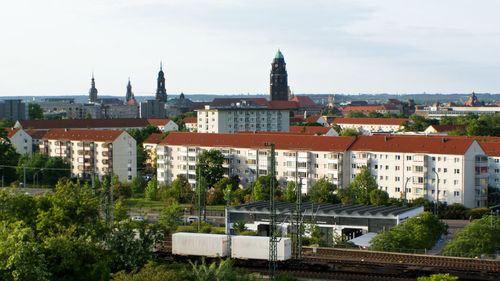View of cityscape against sky