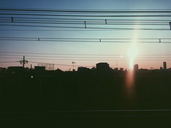 Sun shining through clouds