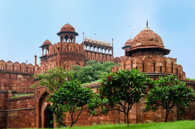 View of cathedral against clear sky