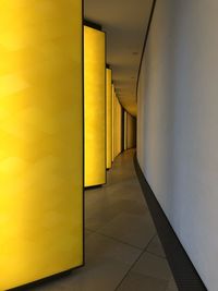 Empty corridor of building