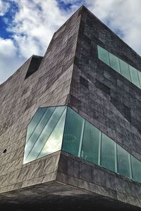 Low angle view of building against sky