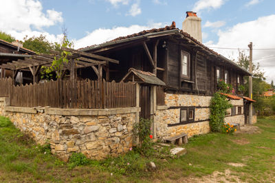 House on field