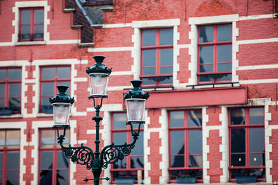 Details of the beautiful achitecture in the historical town of bruges