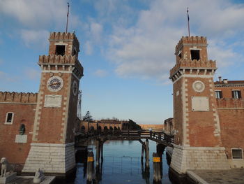 View of clock tower against sky