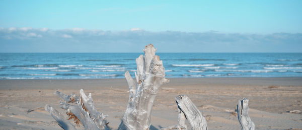 Panoramic view of sea against sky